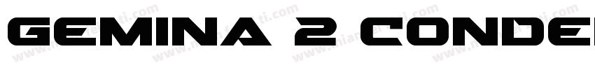 Gemina 2 Condensed C字体转换